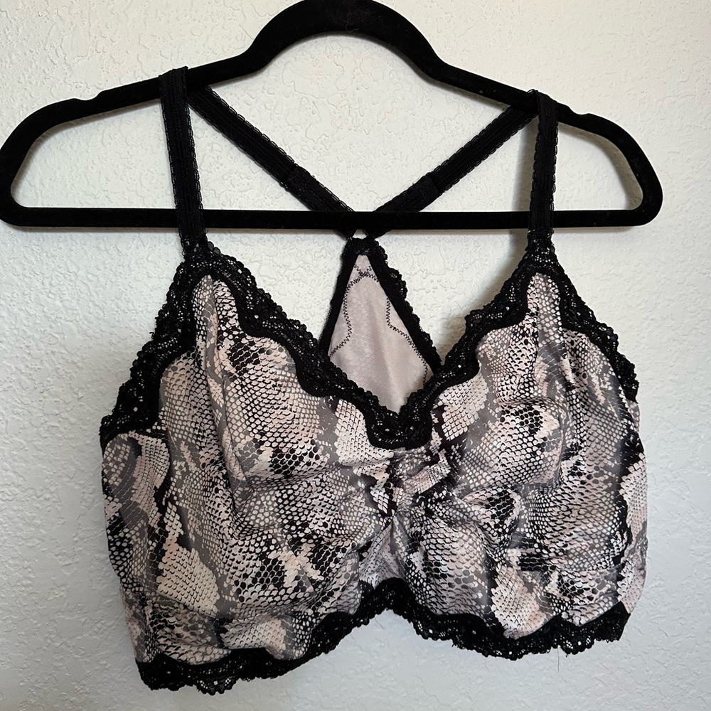 TORRID snakeskin bralette